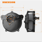 High Flow Air Cleaner Intake Filter Kit Air Filters Cover for Harley Milwaukee-Eight M8 Softail 2018-2025 Touring 2017-Later Except 23-Later FLHXSE FLTRXSE 24-Later FLHX FLTRX