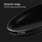 Urth 58mm Hard Graduated ND8 Lens Filter (Plus+)