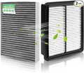 Engine & Cabin Air Filter for Hyundai Palisade 2020 2021 2022 2023 2024 2025 2026 Air filter for Car Replacement CA11943 97133-S8000 HAC-46207LB Automotive Accessories-2 Pack