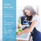 AQUACREST RC 3 EZ-Change Premium Under Sink Water Filter, Replacement for all Culligan EZ Change Water Filter Systems, Including RC-EZ-3, IC-EZ-3, US-EZ-3, RV-EZ-3, RC-EZ-1, RC-EZ-4, 2000 Gallons