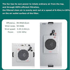Air Flow Clean Bench Vertical Laminar Flow Hood Dust Free Room Workshop Particulate Filter with Aluminum Blade Fan 47x23x59in Working Area for Cleanliness Dust Free Work Console Desktop 110V
