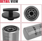 6.7 Cummins Oil Filter and Plug Tool Kit Compatible with 2007-2024 RAM 2500,3500,4500,5500 6.7L Diesel ;1989-2007 RAM 2500, 3500, 4500, 5500 5.9L Cummins | Replaces 05083285AA 3949561,LF16035,LF3972