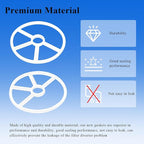 3 Pcs Diverter Spider Gasket Compatible with Waterway 711-1910B/806105211439, Fit for Carefree, Clearwater, TWM Sand Filters Models WVS002 & WVS003 1.5-inch Top Mount Pool Sand Filters Multiport Valve