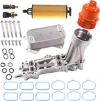 68105583AF 926-959 for Dodge Charger Challenger Engine Oil Filter Housing 3.6L Aluminum Chrysler 200 300,Durango Grand Caravan Jeep Cherokee,Wrangler,Ram 1500 2011-2023 926-876 68191349AA.