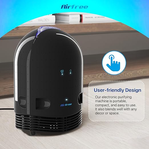 Airfree P3000 New 2025 Design, Silent, Maintenance-free, filterless, efficiently destroys mold, allergens, bacteria, viruses. Air Sterilization core lasts up to 20 years, Extra boost when needed