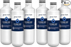 GLACIER FRESH Water Filter LT1000PC Replacement for Refrigerator, Compatible with MDJ64844601, ADQ747935 ADQ74793504 Water Filter (6 Pack)