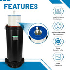 W3C17502 Swimming Pool Plus Cartridge Filter Assembly 200 Sq Ft,150 GPM Compatible with Hayward StarClear Plus,Replacement Element Part C-8319