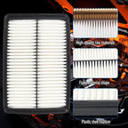 Engine Air Filter 17220-R70-A00 Compatible with Honda Civic 2006-2011, Element 2007-2011, 2.0L 2.4L
