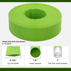 Eastrans 1-1/2'' x 25 FT Pool Backwash Hose with 2 Hose Clamps,Extra Heavy Duty Discharge Hose,Drain Hose for Swimming Pool,Super wear-resistant,weather blast,green