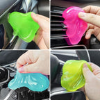 Car Cleaner Gels 4 Pack, Universal Dust Cleaner Putty Cleaner Slime, Cleaning Gel for Interior Detailing PC Keyboard, Auto Detailing Tools Car Cleaning Supplies Gift for Men Women, 320g