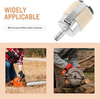 10Pcs Fuel Filter Replacement for 52/58 Chainsaw and Grass Trimmer, Gasoline Fuel Filtering Tool, Compatible Outdoor Power Equipment Accessory