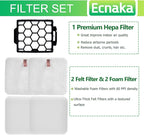 LA502 Filters Replacement for Shark LA502, LA322, LA301, LA300, LA351,LA360,LA401, LA455, LA500, LA502, LA702 Rotator Lift-Away ADV DuoClean PowerFins Upright Vacuum (Not fit UV850 UV900 vacuum)