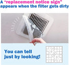 Easy Apply Dust Filter for Ventilation Fan, Peel & Stick, Self-Adhesive, FILTAN, Made in Japan, 3pcs