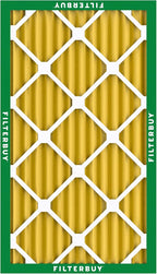 Filterbuy 14x25x2 Air Filter MERV 11 Superior Pet & Allergy Defense (6-Pack), Electrostatic Pleated HVAC AC Furnace Filters Replacement, Made in USA (Actual Size: 13.50 x 24.50 x 1.75)