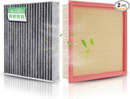 Engine & Cabin Air Filter for Nissan Pathfinder 3.5L 2022-2026, INFINITI QX60 3.5L 2022-2026 Air filter for Car Replacement 272775NA1A 16546-6TA0A Automotive Accessories-2 Pack