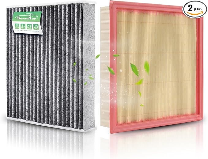 Engine & Cabin Air Filter for Nissan Pathfinder 3.5L 2022-2026, INFINITI QX60 3.5L 2022-2026 Air filter for Car Replacement 272775NA1A 16546-6TA0A Automotive Accessories-2 Pack