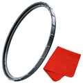 46mm X2 UV Filter for Camera Lenses - UV Protection Photography Filter with Lens Cloth - MRC8, Nanotec Coatings, Ultra-Slim, Traction Frame, Weather-Sealed by Breakthrough Photography