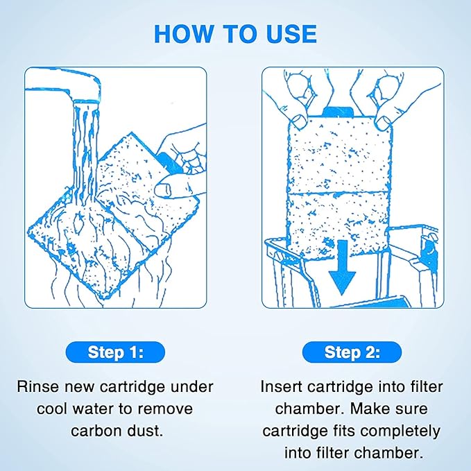 HiTauing 6 Pack EF-S Filter Cartridges for EF-S Element and BF5 BETTAFLO