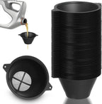 70 Pcs Paint Filter 100 mm Plastic Paint Strainer with Fine Nylon Mesh Reusable Industrial Nylon Filter for Oil, Water Based Oil Paints Food Residue