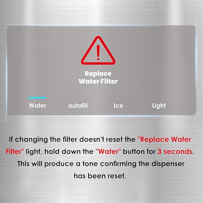 Waterdrop Plus WDP-F19C Replacement for GE® RPWFE®, RPWF (with CHIP) NSF 401 Refrigerator Water Filter, Compatible with WSG-4, GFE28GBLTS, GFE28GSKSS, PFE28KMKES, 2 Filters（Package May Vary）