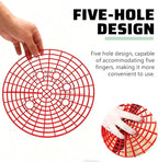 Car Wash Bucket Grit Trap Inserts, Vehicle Detailing Wash Filter for Remove Dust and Dirt, Automotive Cleaning Tool Fits 12 Inch Diameter Bucket, Universal for SUV RV Truck (Red)