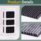 3 Pack Pureair Ultra ii Air filter Replacement,Compatible with Pure Air Ultra, 242047805 5303918847 EAP12364179
