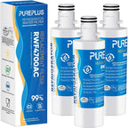 PUREPLUS ADQ747935 Replacement for LG LT1000P, Kenmore 9980, LT1000, LT1000PC, MDJ64844601, ADQ74793501, ADQ74793502, LMXS28626S, LMXS30796S, Refrigerator Water Filter, Model: RWF4700AC, 3Pack