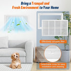 Fancat Return Air Filter Grille for 24x14 Ducts, Steel Air Vent Cover with Removable Door for 1" Filters | Fits Sidewall & Ceiling | Outer Size: 26 5/8" W x 16 5/8" H