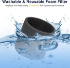 Foam Sleeve Filter for Shop-Vac 90304 90350 90333 Replacement for Most Wet/Dry Vacuum Cleaners 5 Gallon and Above, Compare to Part No.90304, 90585 (2+8+2+1)
