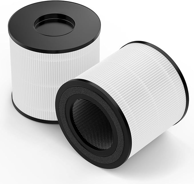 2 Pack 3389 HEPA Replacement Filter Compatible with Bissell MYair+ and MYair HUB 2905A 3179A, Part Number 3389