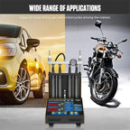 AUTOOL Ultrasonic Fuel Injector Cleaner Tester Support Petrol Motorcycle Automotive Fuel Cleaning