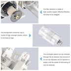 1/4 Inch Compressor Air Filter Pressure Regulator Water-Oil Trap Separator Filter with Lubricator Cup AC2010-02