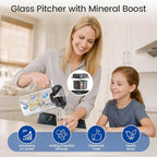 Stokk E1 Reverse Osmosis Water Filter Countertop, 5 Stage RO Water Filter System with Remineralization Glass Pitcher, NSF/ANSI 58&372, Portable No Installation Water Purifier for Home Office