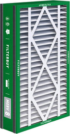 Filterbuy 16x25x5 Air Filter MERV 8 Essential Dust & Allergy Defense (4-Pack), Electrostatic Pleated HVAC AC Furnace Filters for Trion Air Bear 255649-105 and More (Actual Size: 15.63 x 24.13 x 4.88)
