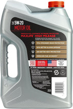 Valvoline Extended Protection High Mileage with Ultra MaxLife Technology 5W-20 Full Synthetic Motor Oil 5 QT, Case of 3