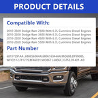 6.7L Cummins Fuel Filter 68157291AA - Compatible with 2010-2020 Dodge Ram 2500 3500 4500 5500 6.7 Diesel Engines - Replace# 68065608AA
