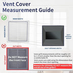 20"W x 16"H [Duct Opening Size] Steel Return Air Filter Grille - Removable Face/Door for 1 inch Filters -HVAC Vent Cover Grill - White [Outer Dimensions: 22 5/8"W X 18 5/8"H]