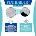 Vent Filter Set 20" x 84" Electrostatic Media + 126" of Tape