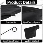 2 PCS Miter Saw Dust Collection Bags, Ymapinc Dust Collector Bags with Zipper and Wired, Adjustable Stand Table Saw Accessories for 225 Model Belt Sander Edge Planer Diagonal Saw