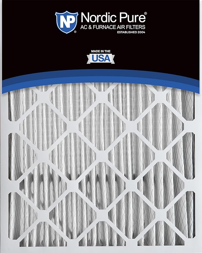 Nordic Pure 20x25x5 (19_7/8 x 24_7/8 x 4_3/8) Honeywell/Lennox Replacement MERV 12 Air Filters 2 Pack