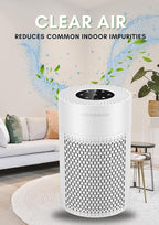 MEGAWISE Air Purifier for Home, Bedroom & Office, H13 True HEPA Filter, Smart Air Quality Sensor, Removes Dust, Smoke & Odors, Quiet Sleep Mode, Covers Up to 216 sq. ft.