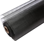 20x20 Mesh Window Screen mesh High Light Transmission, Durable Netting for Doors & Windows Easy Install/DIY-Friendly 【Black, 40''X125''（102X320cm)】