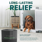 GermGuardian FLT151PT Filter V, Pet Pure HEPA Genuine Replacement Filter, Removes 99.97% of Pollutants for AC3000W, AC3000B, AC3050, AP3151 and AC151 Air Purifiers, Black/Purple