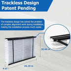 213 Replacement Filter Compatible with AprilAire Whole House Air Purifier 1210, 1620, 2210, 2216, 3210, 4200 Furnace Air Purifier, MERV 13 Filters, Size: 20x25x4, 2 Pack