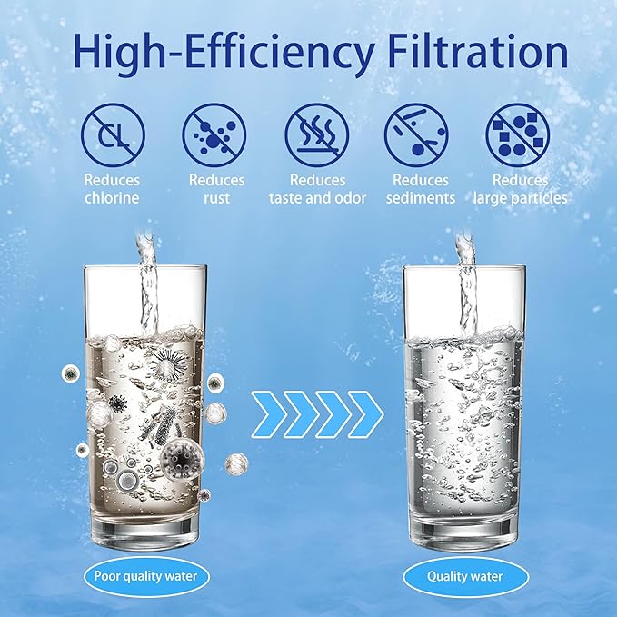 Water Filter Replacement for BB9-2® Black Activated Carbon Filters, Compatible with Berkey® Travel, Large, Royal, Crown Series, Pack of 2