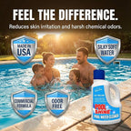 3-in-1 Pool Cleaner & Clarifier - Pool Chemicals, Pool Enzyme Cleaner, Water Clarifier, Waterline Scum Control, Filter Care, Clear Water Finish, 3 Liter (101.5 fl oz) - BubbyShine
