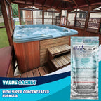 Ahh-Some - Hot Tub Serum Cleaner Sachet | Clean Pipes & Jets Gunk Build Up | Clear & Soften Water for Hot Tub, Jetted Tub, Swim Spa | Top Clarifier Up to 450 Gallons of Water (One Time Use Only)