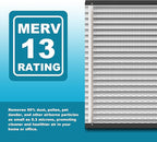 3 Packs 413 Replacement Filter for AprilAire Whole House Air Purifiers Models 1410, 1610, 2410, 2416, MERV 13 Furnace Air Purifier, 16x25x4 Air Filter (Actual size:16.5x27.5x4 in)