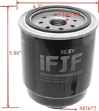 iFJF Fuel Filter Water Separator for 2013-2018 Dodge Ram 6.7 Liter 2500 3500 4500 5500 6.7L Cummins Turbo Diesel Engines 68197867AA 68197867AB Includes One Gasket