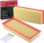 BDFHYK 2 PC Engine Air Filters Compatible with Mercedes-Benz CL550, CL63 AMG, CLS550, CLS63 AMG, CLS63 AMG S, E550, E63 AMG, AMG S, G63 AMG, GL450, GL550, GL63 AMG, GLE550, GLE63 AMG, GLE63 AMG S